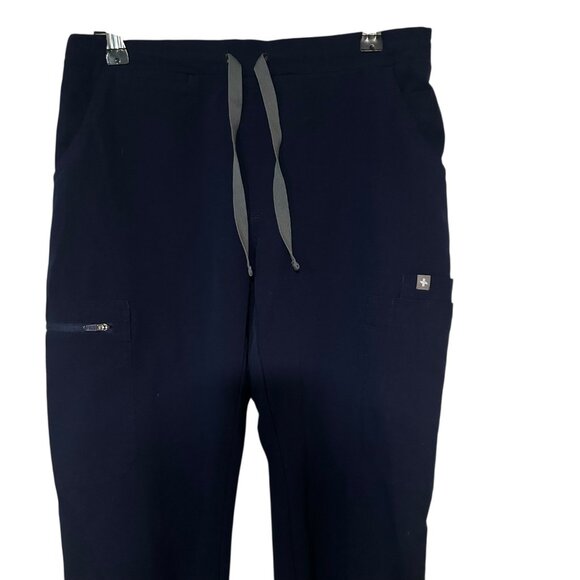 Figs Yola Skinny Scrub Pants Style#TW2000R Women’s Size XS Dark Navy Blue - Picture 2 of 10
